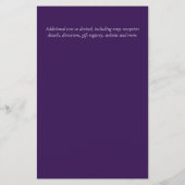 CHEAPEST Wedding Invitation Greenery WreatBUDGET (Achterkant)