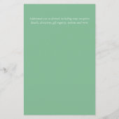 CHEAPEST Wedding Invitation Greenery WreatBUDGET (Achterkant)