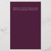 CHEAPEST Wedding Invitation Greenery WreatBUDGET (Achterkant)