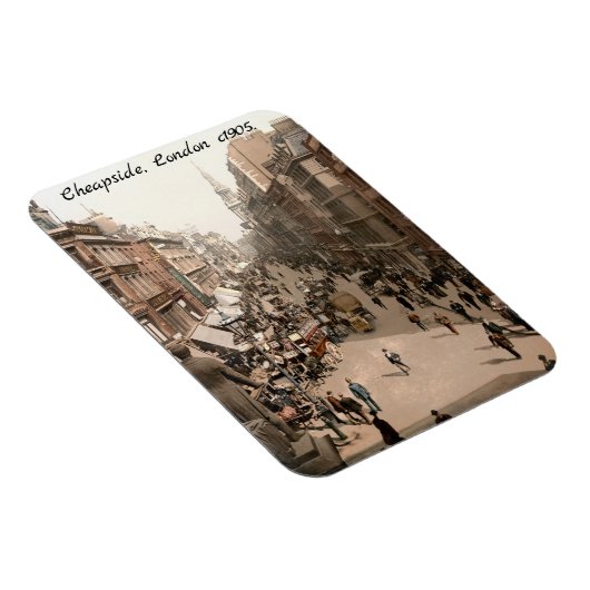 Cheapside c1905, Londens straatbeeld Magneet (Rechterzijde)