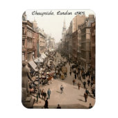 Cheapside c1905, Londens straatbeeld Magneet (Verticaal)