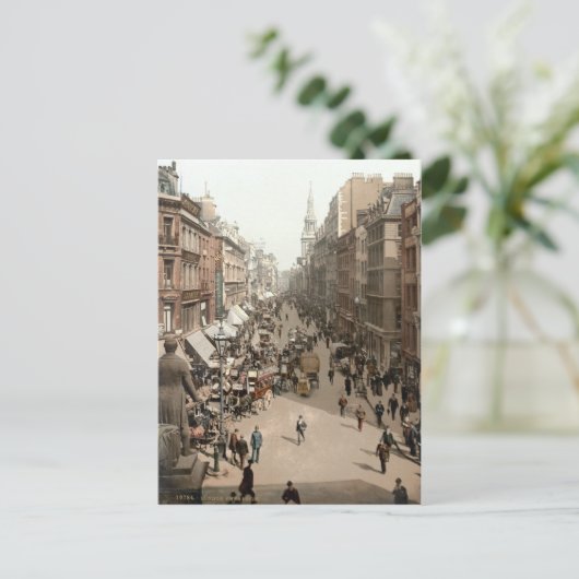 Cheapside, Londen c.1895 Briefkaart (Staand voorkant)