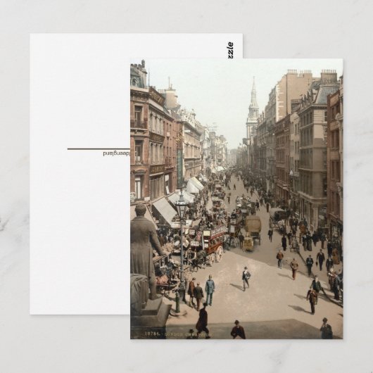 Cheapside, Londen c.1895 Briefkaart (Voorkant / Achterkant)