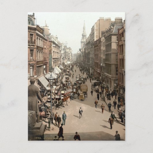 Cheapside, Londen c.1895 Briefkaart (Voorkant)