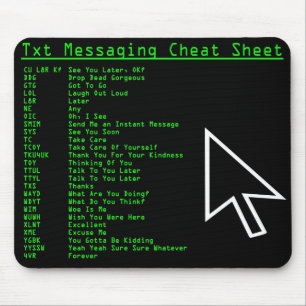 Cheat-blad Txt Messaging Muismat