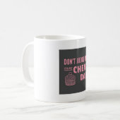 Cheat Day met Cupcake Roze Koffiemok (Voorkant links)
