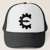 Cheat Engine Logo 2 - zwart Trucker Pet (Voorkant)