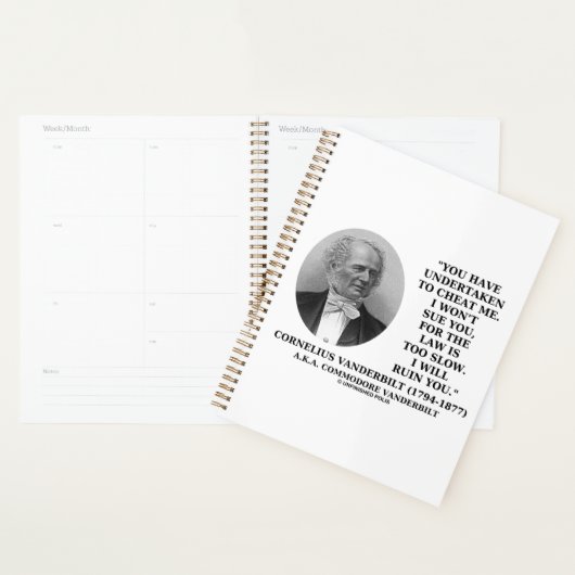 Cheat Me Won't Sue You Law Too Slow Ruin You Planner (Display)