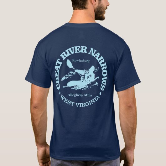 Cheat River Narrows (K2) T-shirt (Achterkant)