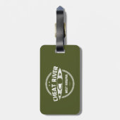 Cheat River, West Virginia Bagagelabel (Achterkant verticaal)