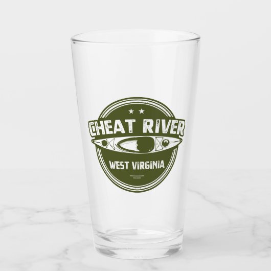 Cheat River, West Virginia Glas (Voorkant)