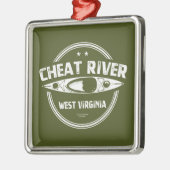Cheat River, West Virginia Metalen Ornament (Links)