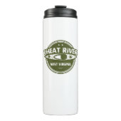 Cheat River, West Virginia Thermosbeker (Voorkant)