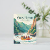Cheat River, West Virginia, VS Briefkaart (Staand voorkant)