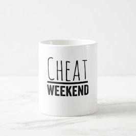 Cheat Weekend - Funny Gym Gezegden Koffiemok