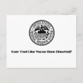 Cheated1 Briefkaart (Voorkant)