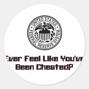 Cheated2 Ronde Sticker