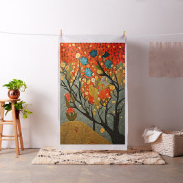 Cheater Quilt Panel in William Morris Style Stof