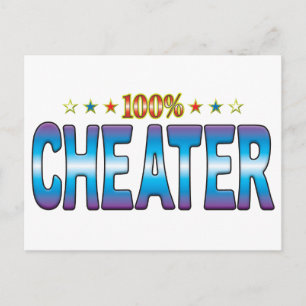 Cheater Star Label v2 Briefkaart
