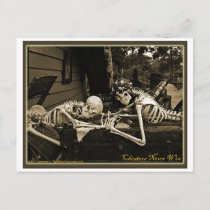 Cheaters winnen nooit Briefkaart