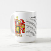 Cheatham, de oorsprong, de betekenis en de rest koffiemok (Voorkant links)