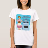 Cheating Brownies Snarky Housewel Kitsch T-shirt (Voorkant)