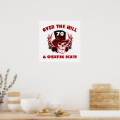 Cheating Death 70th Birthday Poster (Keuken)