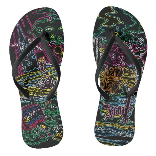 CHEBLO’S【Neon】Beach Sandal Teenslippers (Voetbed)