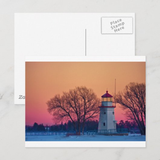Cheboygan Light #3003 Briefkaart (Voorkant / Achterkant)