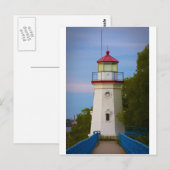 Cheboygan Lighthouse #6548 Briefkaart (Voorkant / Achterkant)