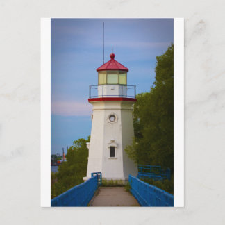 Cheboygan Lighthouse #6548 Briefkaart