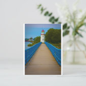 Cheboygan Lighthouse #6557 Briefkaart (Staand voorkant)