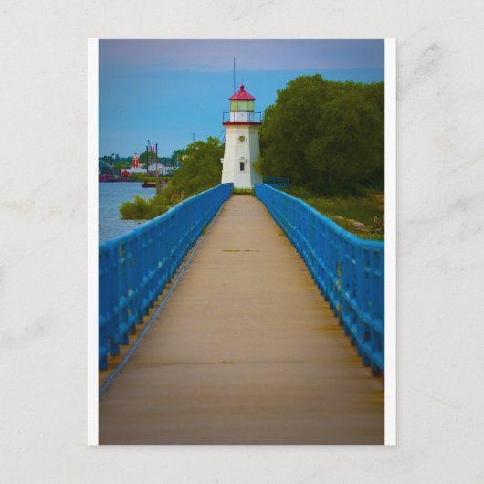 Cheboygan Lighthouse #6557 Briefkaart (Voorkant)