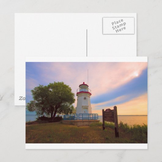 Cheboygan Lighthouse #6569 Briefkaart (Voorkant / Achterkant)
