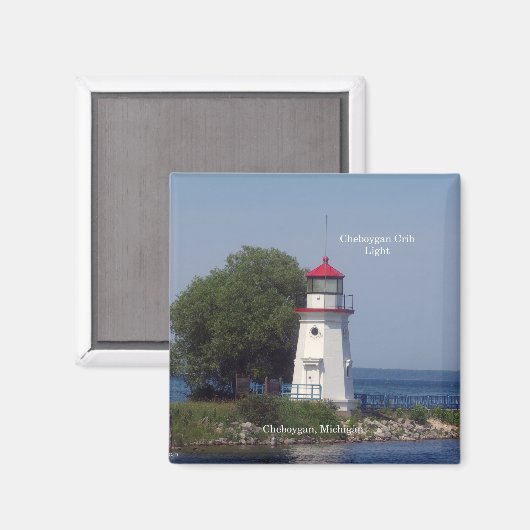 Cheboygan Wieg Light magnet (Voorkant / Achterkant)