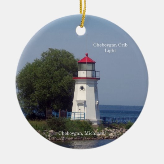 Cheboygan Wieg Light ornament (Voorkant)