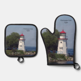 Cheboygan Wieg Light Ovenwant & Pannenlap Set