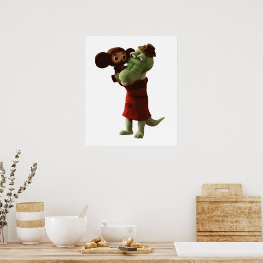 Cheburashka Gena Poster (Keuken)