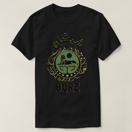 Chechen arab Borz 2 T-shirt (Design voorkant)