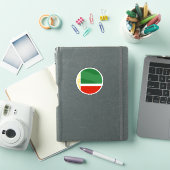 Chechnya Vlag Ronde Sticker (iPad Cover)