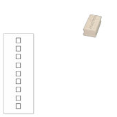 Check Box stars Checklist opsommingsteken journal Rubberstempel (Gestempeld)