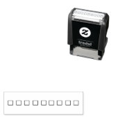 Check Box stars Checklist opsommingsteken journal Zelfinktende Stempel (In situ)