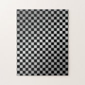 Check Brushed Steel Legpuzzel (Verticaal)