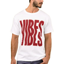 Check deze coole VIBES check t-shirt 😎