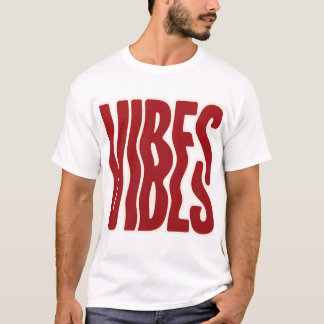 Check deze coole VIBES check t-shirt 😎