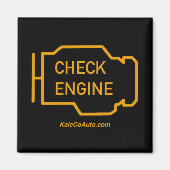 Check Engine Magnet (Voorkant)