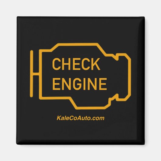 Check Engine Magnet (Voorkant)