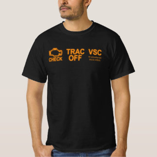 Check Engine Trac Uit VSC Scion XB Waarschuwingsli T-shirt