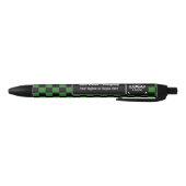 Check Green Company Logo: Fun Conference Giveaway Zwarte Inkt Pen (Bodem)