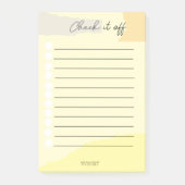 Check it off Notepad Post-it® Notes (Voorkant)